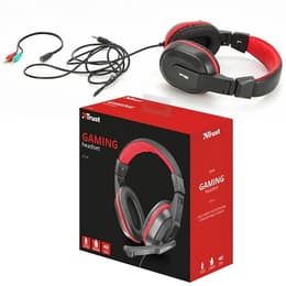 Slúchadlá Trust Gaming Ziva gaming Mikrofón - Čierna/Červená