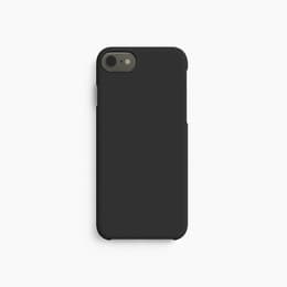 Obal iPhone 6/7/8/SE - Prírodný materiál - Čierna
