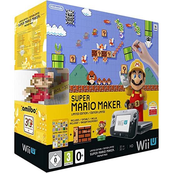 Wii U Premium 32GB - Čierna + Super Mario Maker