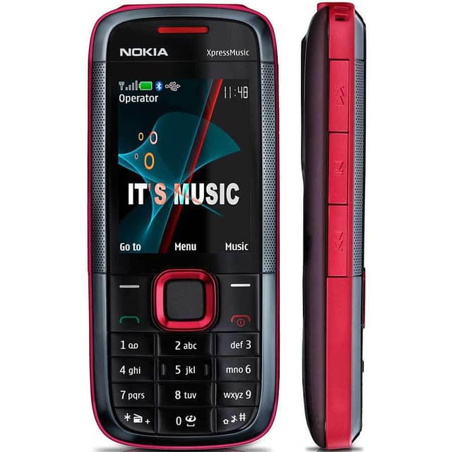 Nokia 5130C - Čierna/Červená - Neblokovaný