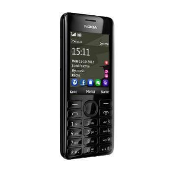 Nokia Asha 206 - Čierna - Neblokovaný