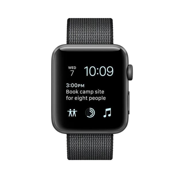 Apple Watch (Séria 4) GPS 44mm - Hliníková Vesmírna šedá - Sport Loop Čierna
