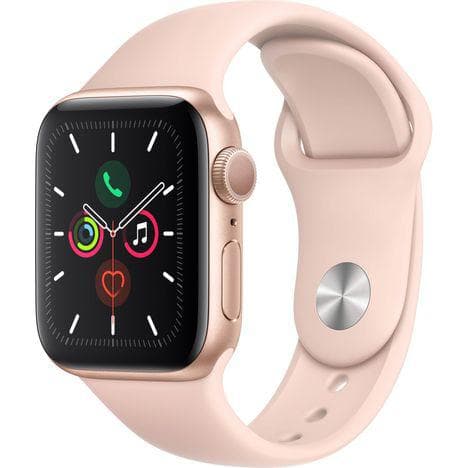 Apple Watch (Séria 4) 2018 44mm - Hliníková Zlatá - Sport Loop Ružová