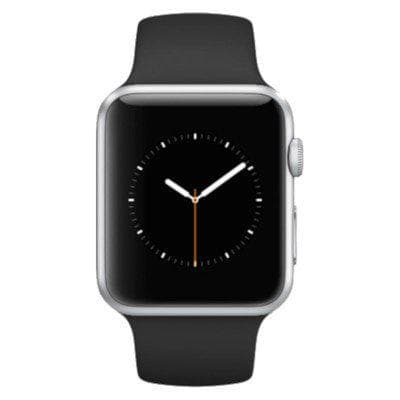 Apple Watch (Séria 4) september 2018 44mm - Hliníková Strieborná - Sport Loop Čierna