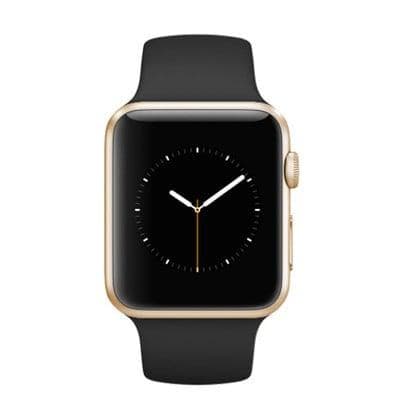 Apple Watch (Séria 3) september 2017 38mm - Hliníková Zlatá - Sport Loop Čierna