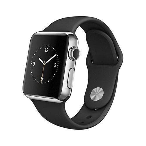 Apple Watch (Séria 2) december 2016 38mm - Hliníková Strieborná - Sport Loop Čierna
