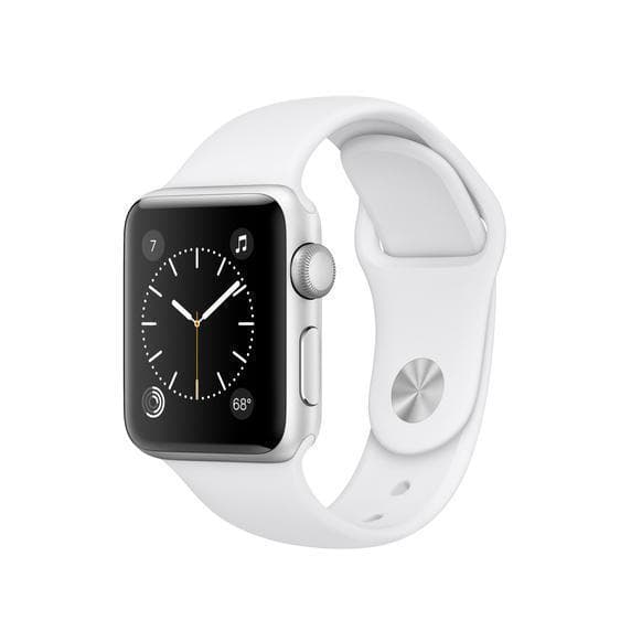 Apple Watch (Séria 2) september 2016 38mm - Hliníková Strieborná - Sport Loop Biela